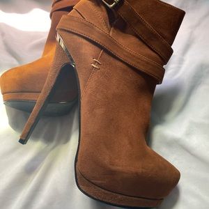 Suede High Heels